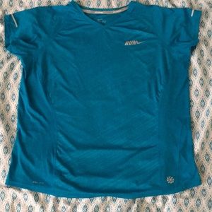 Blue Nike Dri-Fit Top